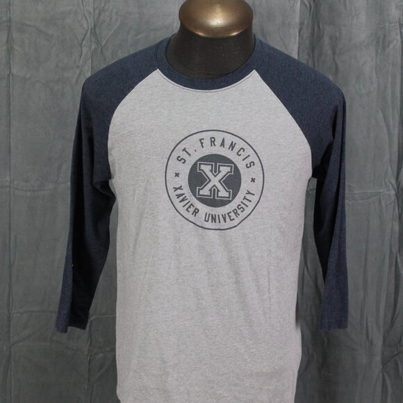 Saint Francis Xavier X Men Shirt - 3/4 Sleeve with Screened Logo - Men's Medium - Picture 3 of 7